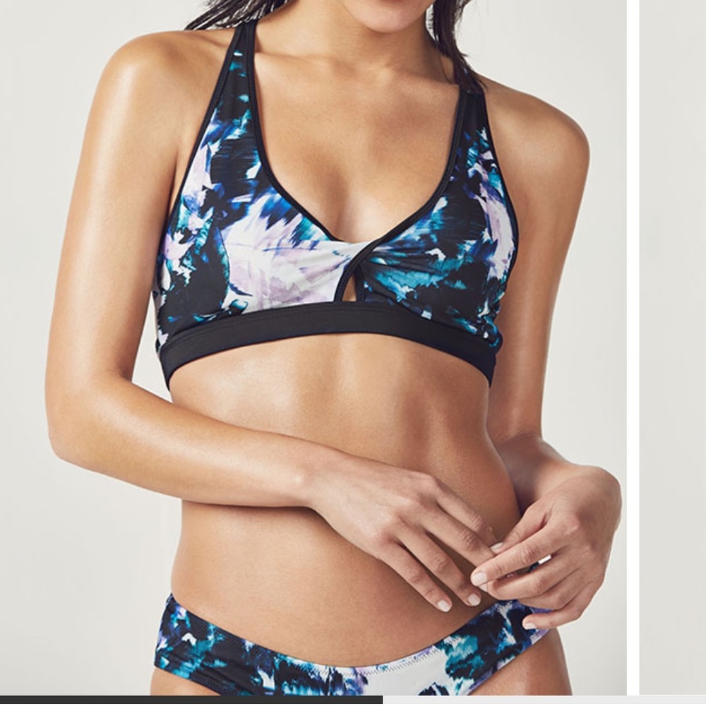 Fabletics Two Piece Watercolor Bikini set